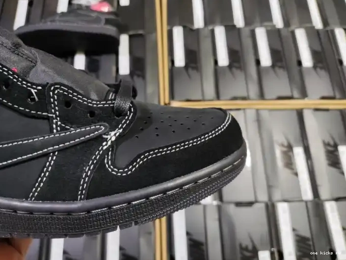 Chep Onekick Jordan Air DM7866-001 Jordan x Scott 1 Low Black Phantom